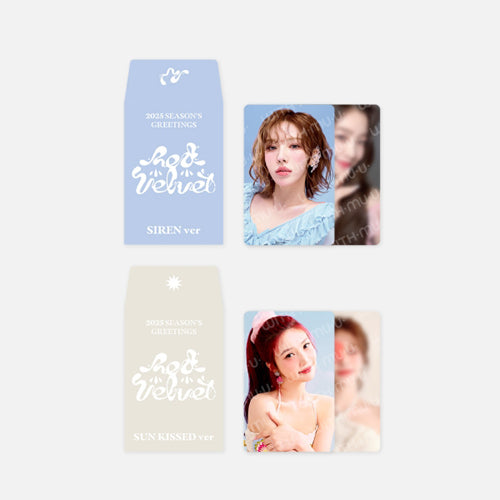 2025 SM ARTIST SEASON’S GREETINGS 27 RANDOM TRADING CARD SET (Red Velvet Ver.)