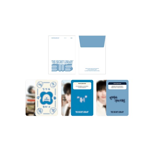 PHOTOCARD SET BYEON WOO SEOK BWS THE SECRET LIBRARY MD