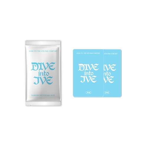 01 RANDOM PHOTOCARD PACK 2026 IVE THE 4TH FAN CONCERT DIVE into IVE OFFICIAL MD