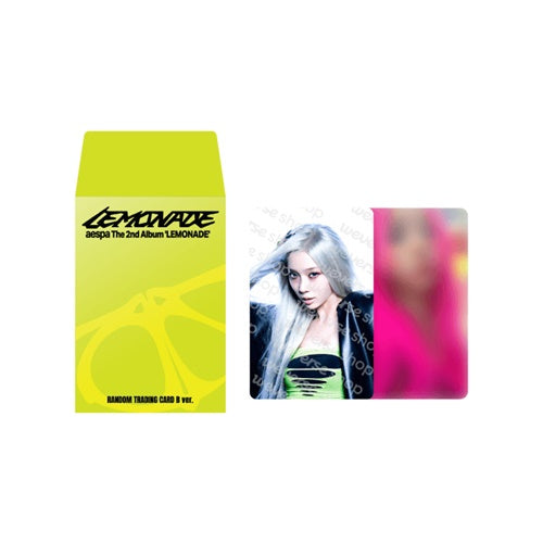 RANDOM TRADING CARD_B ver. aespa WEEK MAKE IT LEMONADE MD