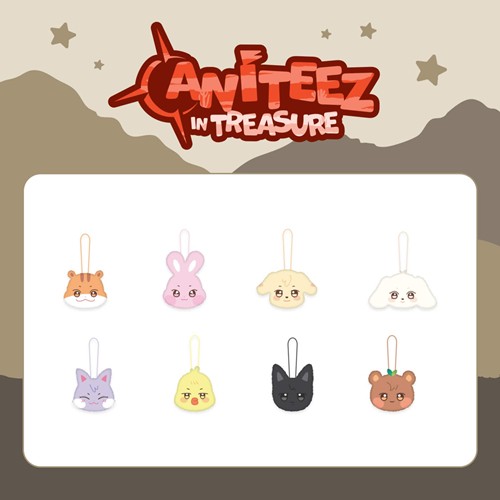 ATEEZ X ANITEEZ ANITEEZ IN TREASURE MD 20. PLUSH NAME TAG