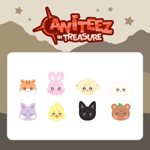 ATEEZ X ANITEEZ ANITEEZ IN TREASURE MD 26. PLUSH CUSHION