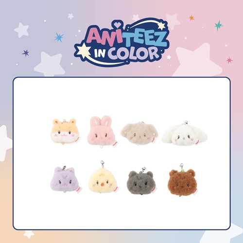 28. LINKABLE FACE KEYRING (RANDOM) ATEEZ X ANITEEZ POP-UP STORE ANITEEZ IN COLOR MD