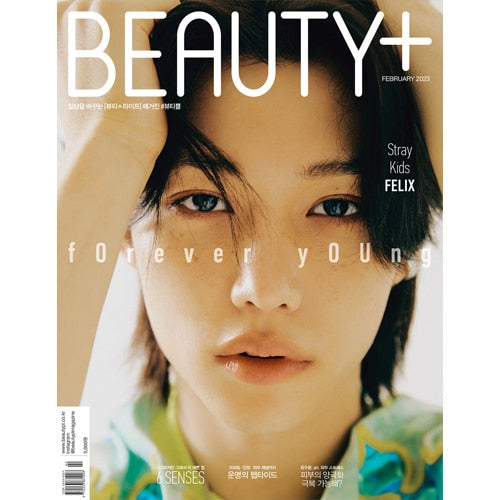 BEAUTY+ A type : Feb.2023 Cover : Stray Kids Felix