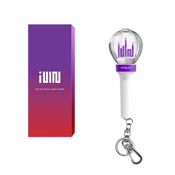 (G)I-DLE OFFICIAL LIGHT STICK MINI KEYRING