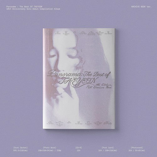 (GIRLS’ GENERATION) TAEYEON – Panorama : The Best of TAEYEON (ARCHIVE BOOK Ver.)