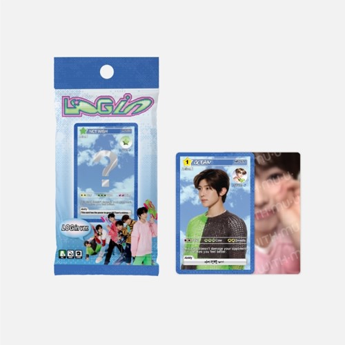 2025 NCT WISH ASIA TOUR LOG in SEOUL 01 RANDOM TRADING CARD (LOG in Ver.)