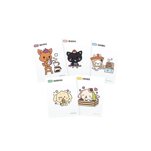 NCT WISH Wish Bakery MD RANDOM TTIBU STICKER SET