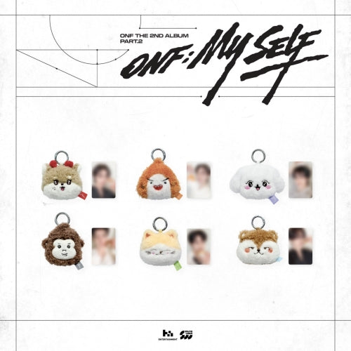ONKKOMIZ FACE KEYRING ONF POP UP STORE ONF MY SELF MD