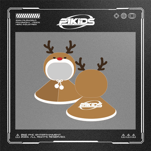 P1Harmony P1KIDS POP-UP STORE MD 04.DOLL COSTUME_ RUDOLPH