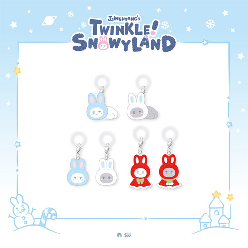 (SHINee) ONEW POP-UP JJINGNYANGS TWINKLE SNOWYLAND MD 38. MARKING MASCOT CHARM