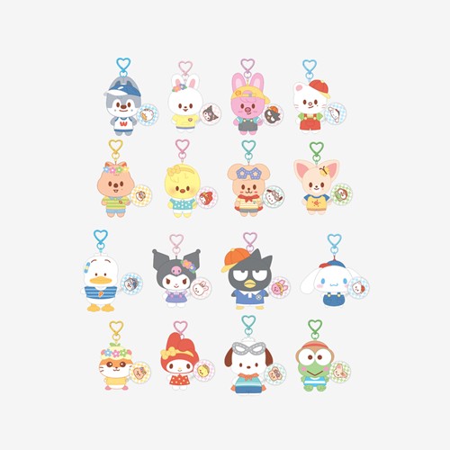 10CM PLUSH MINI PICKET Ver. Stray Kids SKZOO X SANRIO CHARACTERS