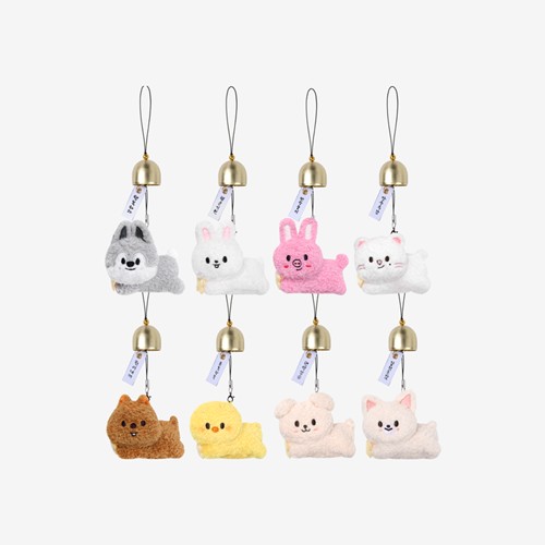 SKZOO PLUSH DOOR BELL KEYRING Stray Kids World Tour RUN IT MD
