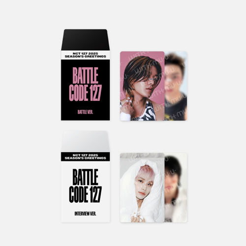 2025 SM ARTIST SEASON’S GREETINGS 28 RANDOM TRADING CARD SET (NCT 127 Ver.)