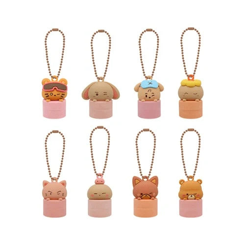 ATEEZ [ LIP CAP KEYRING-RANDOM ] 8TH ANNIVERSARY EXHIBITION BLUE DRIFT OFFICIAL MD