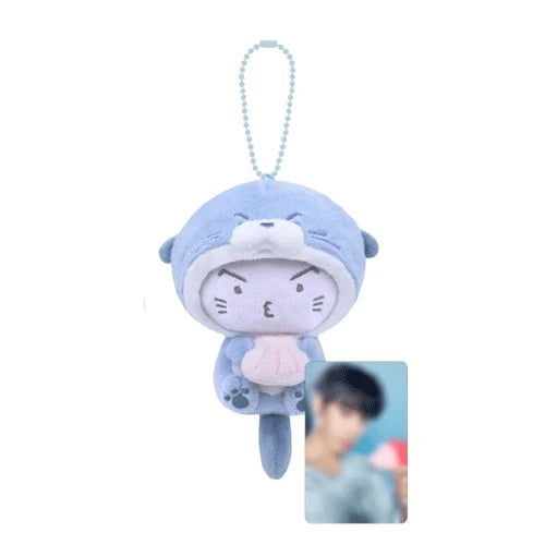 ATEEZ [ PLUSH SEA COLLECTION+1 PHOTOCARD ] 8TH ANNIVERSARY EXHIBITION BLUE DRIFT OFFICIAL MD