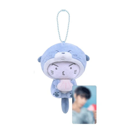 ATEEZ [ PLUSH SEA COLLECTION+1 PHOTOCARD ] 8TH ANNIVERSARY EXHIBITION BLUE DRIFT OFFICIAL MD
