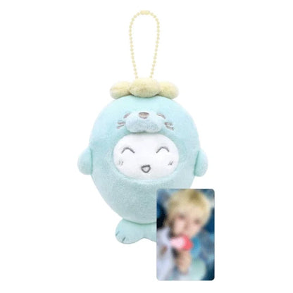 ATEEZ [ PLUSH SEA COLLECTION+1 PHOTOCARD ] 8TH ANNIVERSARY EXHIBITION BLUE DRIFT OFFICIAL MD