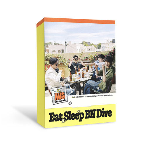 엔하이픈 | ENHYPEN EAT SLEEP EN DIVE IN AUS TRAVEL BOOK+PHOTO MAGNET SET