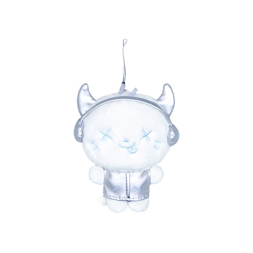 aespa SYNK aeXIS LINE MD FANLIGHT DOLL KEY RING (SILVER ver.)