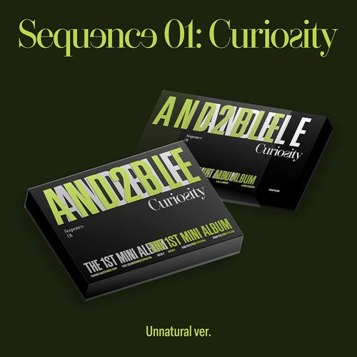 (ZEROBASEONE) AND2BLE – 1st Mini Album [Sequence 01: Curiosity] (Unnatural ver.)