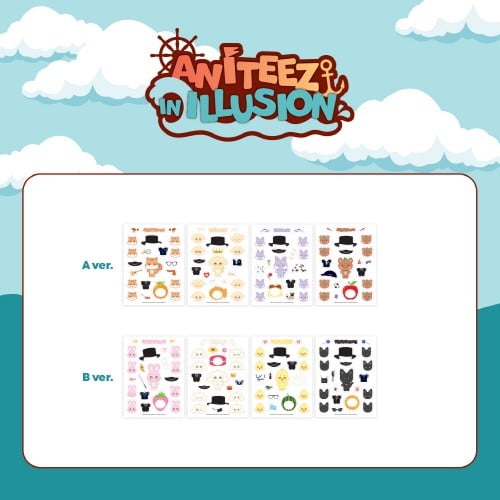 ANITEEZ IN ILLUSION OFFICIAL MD CLEAR STICKER ACRYLIC