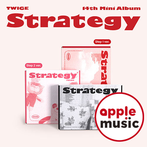 [applemusic POB] TWICE – 14th Mini Album [STRATEGY] (Set)