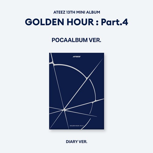 ATEEZ – 13th Mini Album [GOLDEN HOUR : Part.4] (POCAALBUM VER.) (DIARY VER.)