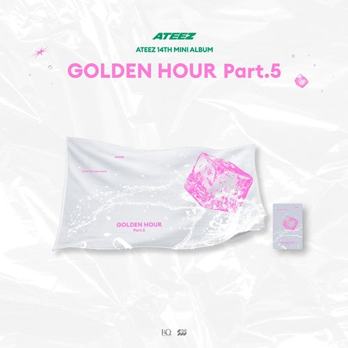 SLOGAN TOWEL ATEEZ GOLDEN HOUR : Part.5 MD