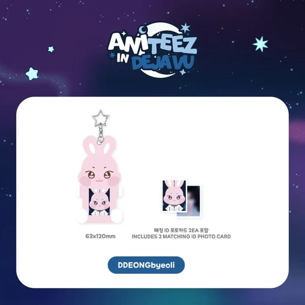 ACRYLIC MAGNETIC ID PHOTO HOLDER ATEEZ X ANITEEZ POP-UP ANITEEZ IN DEJAVU MD