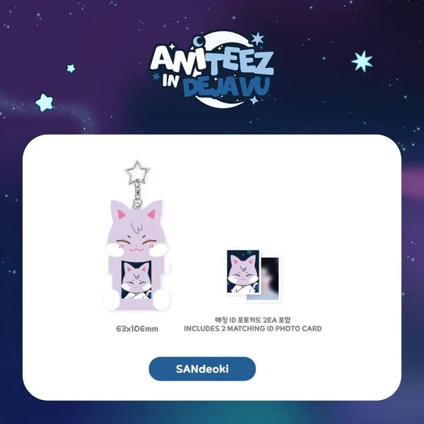 ACRYLIC MAGNETIC ID PHOTO HOLDER ATEEZ X ANITEEZ POP-UP ANITEEZ IN DEJAVU MD