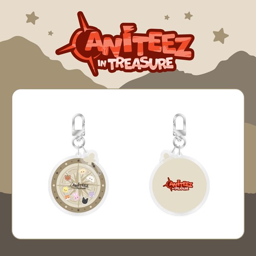ATEEZ X ANITEEZ ANITEEZ IN TREASURE MD 13. SHAKER KEYRING