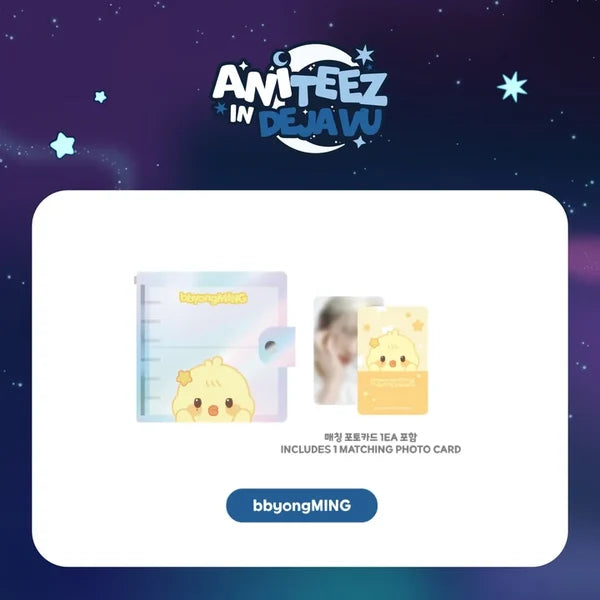 PHOTO CARD BINDER ATEEZ X ANITEEZ POP-UP ANITEEZ IN DEJAVU MD