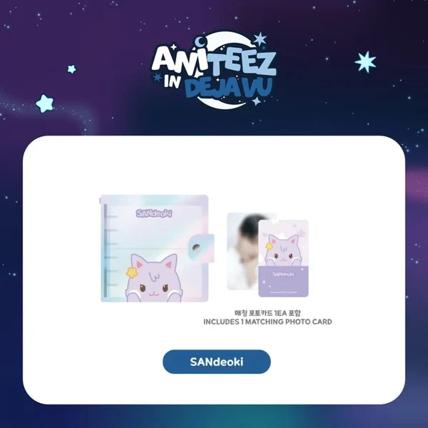 PHOTO CARD BINDER ATEEZ X ANITEEZ POP-UP ANITEEZ IN DEJAVU MD