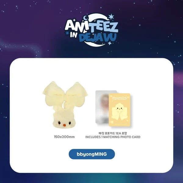 TINY LIGHT STICK SCRUNCHIE ATEEZ X ANITEEZ POP-UP ANITEEZ IN DEJAVU MD