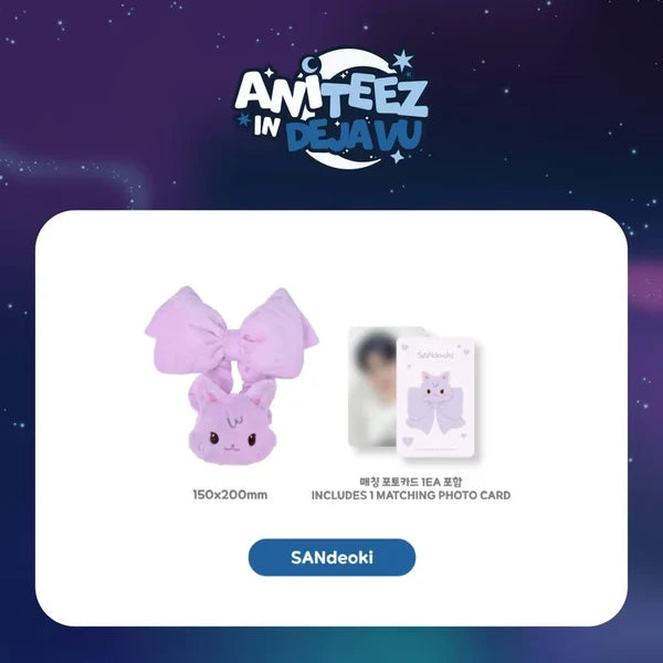 TINY LIGHT STICK SCRUNCHIE ATEEZ X ANITEEZ POP-UP ANITEEZ IN DEJAVU MD