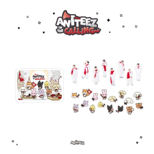 ATEEZ X ANITEEZ ANITEEZ IN THE CALLING MD 26. TIN CASE STICKER SET