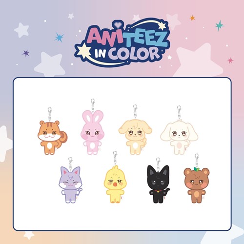 02. ANITEEZ PLUSH KEYRING ATEEZ X ANITEEZ POP-UP STORE ANITEEZ IN COLOR MD