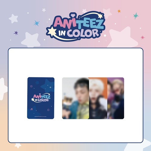 18. RANDOM TRADING CARD ATEEZ X ANITEEZ POP-UP STORE ANITEEZ IN COLOR MD