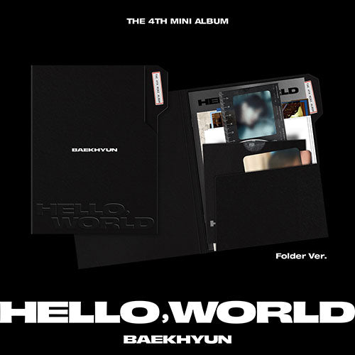 (EXO) BAEKHYUN – 4th Mini Album [Hello, World] (Folder Ver.)