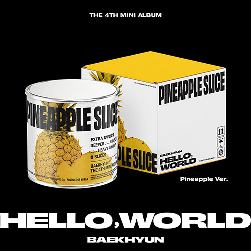 (EXO) BAEKHYUN – 4th Mini Album [Hello, World] (Pineapple Ver.)