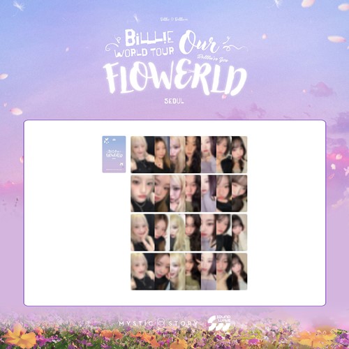Billlie World Tour Our FLOWERLD Bellliev’ve You MD 03 RANDOM TRADING PHOTOCARD SET