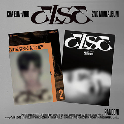 (ASTRO) CHA EUN WOO – 2nd Mini album [ELSE] (FORM 1 VER. / FORM 2 VER.)