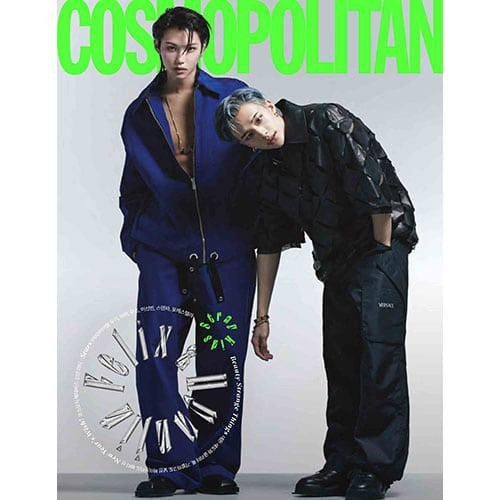 COSMOPOLITAN Hyun Jin & Felix (STRAY KIDS) Jan.2023 Type A