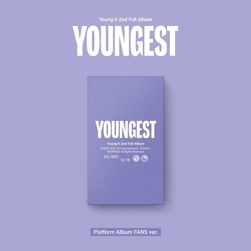 (DAY6) Young K – 2nd Full Album [YOUNGEST] (Platform Album FANS ver.)