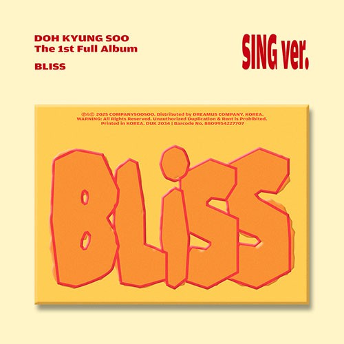 (EXO) D.O. – The 1st Full Album [BLISS] (Sing Ver.)