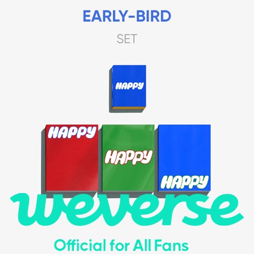 [Early Bird POB][WEVERSE POB] Jin (BTS) – Happy (Set) + Happy (Weverse Albums ver.) (Set)