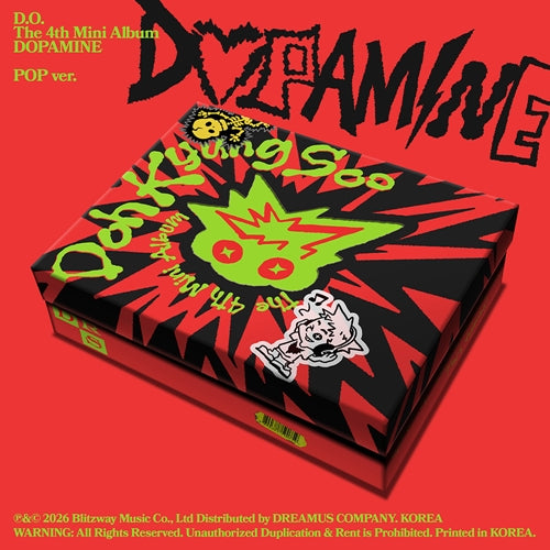 (EXO) D.O. – The 4th Mini Album [DOPAMINE] (FIZZ ver.) (Copy)