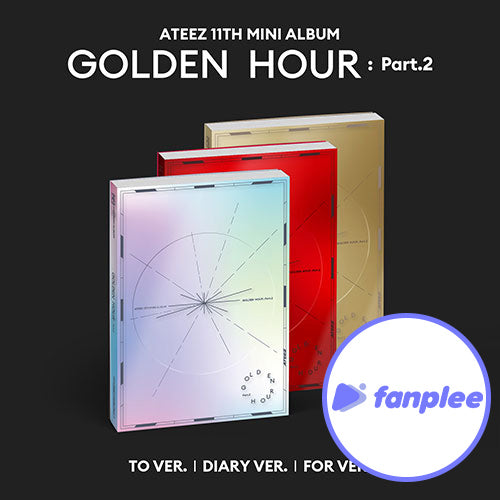 [fanplee POB] ATEEZ – 11th Mini Album [GOLDEN HOUR : Part.2] (RANDOM VER.)