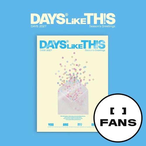 [FANS SHOP POB] DAY6 2027 SEASON’S GREETINGS DAYS LIKE THIS